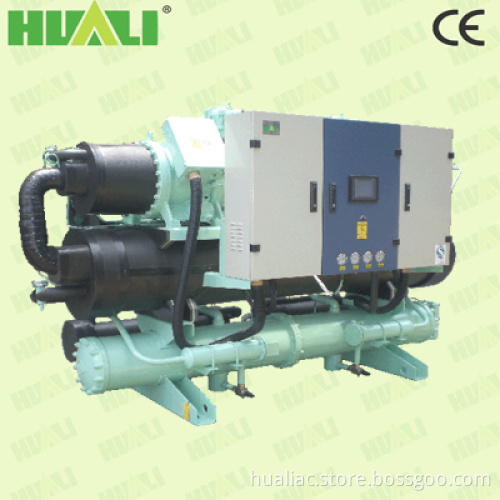 Huali Series Water Cooled Screw Chiller with Shell-Tube Condenser / Evaporator